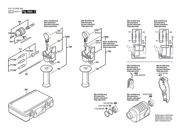 New Genuine Bosch 1615108045 Parts Set