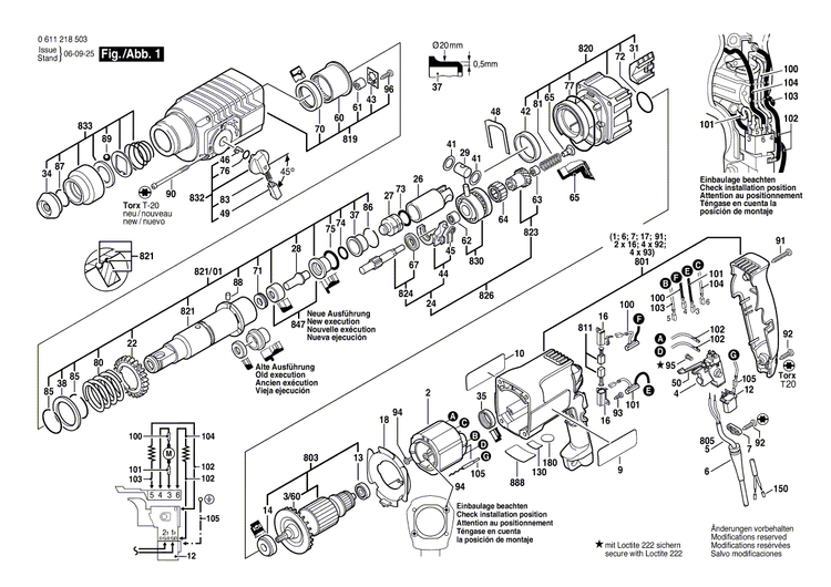 New Genuine Bosch 1615108062 Motor Housing