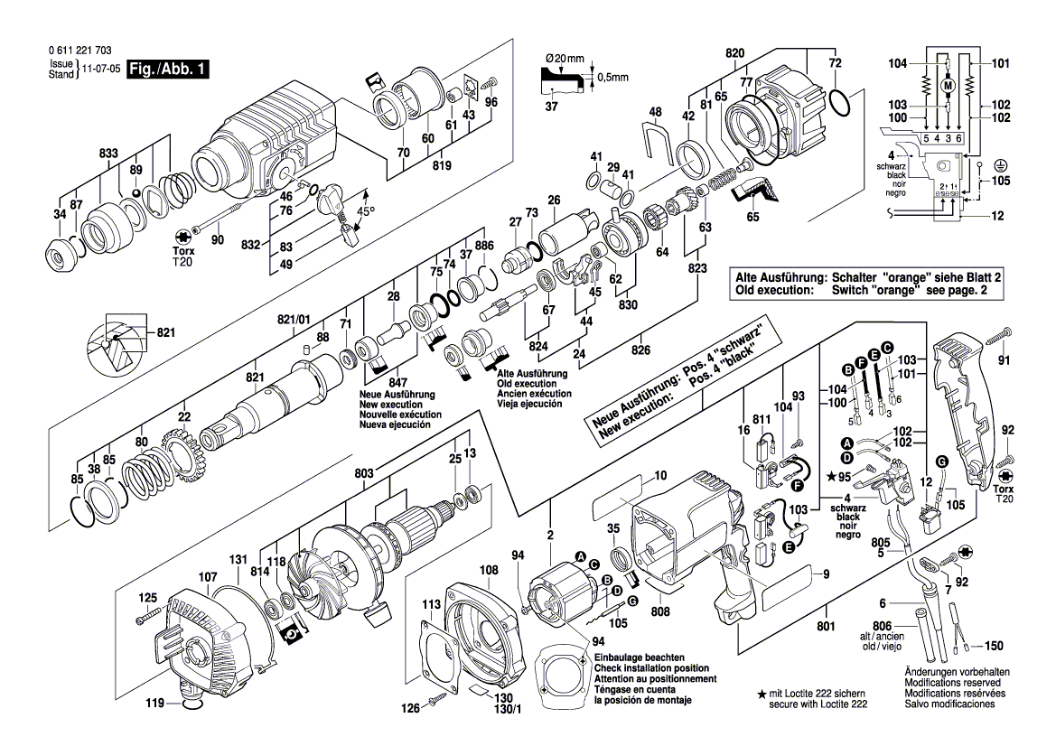 New Genuine Bosch 1615190044 Fan Housing