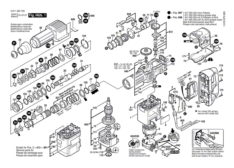 New Genuine Bosch 1615190056 Covering hood