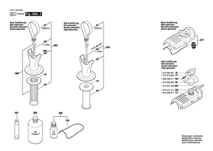New Genuine Bosch 1615190098 Covering hood