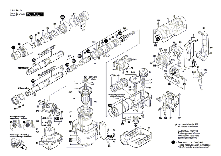 New Genuine Bosch 1615190159 Covering hood