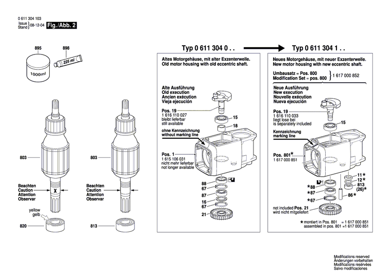 New Genuine Bosch 1615500330 Insulating Cap