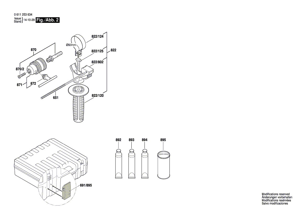 New Genuine Bosch 1615500344 Housing Cover