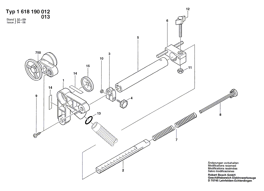 New Genuine Bosch 1615719021 Extractor Head