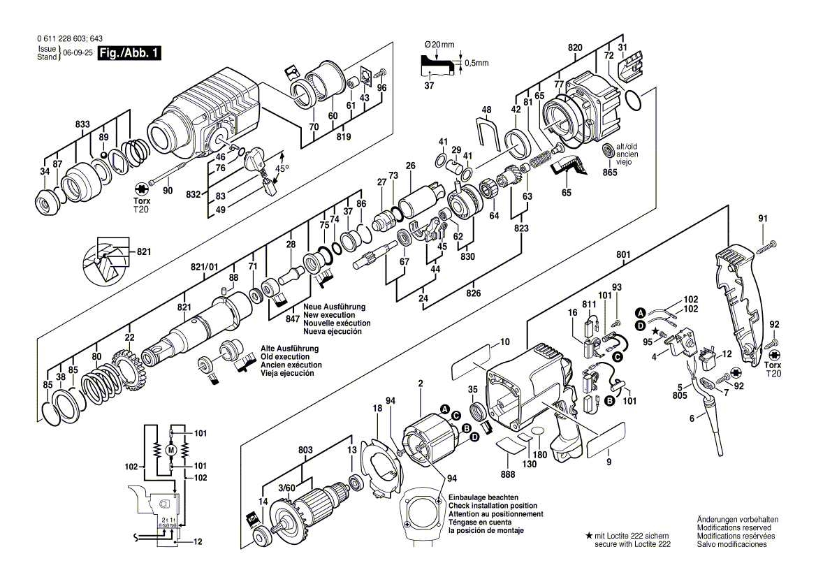 New Genuine Bosch 1615820092 Switching Element
