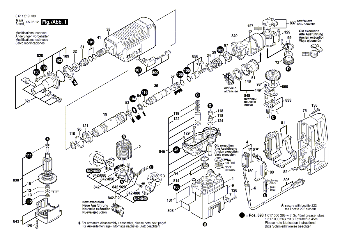 New Genuine Bosch 1616337003 Eccentric Cog Wheel