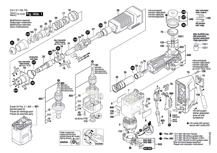New Genuine Bosch 1616610078 Fan