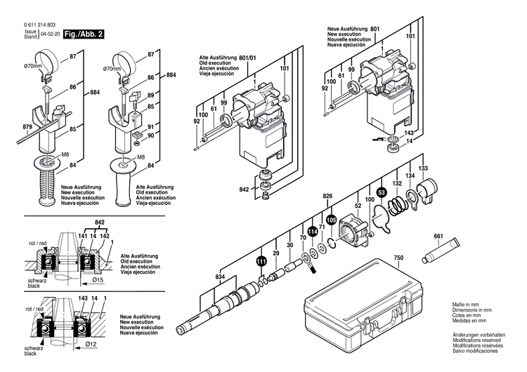 New Genuine Bosch 1617000180 Wear and Tear Part Set