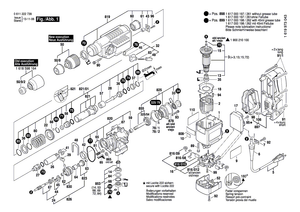 New Genuine Bosch 1617000262 Wear and Tear Part Set