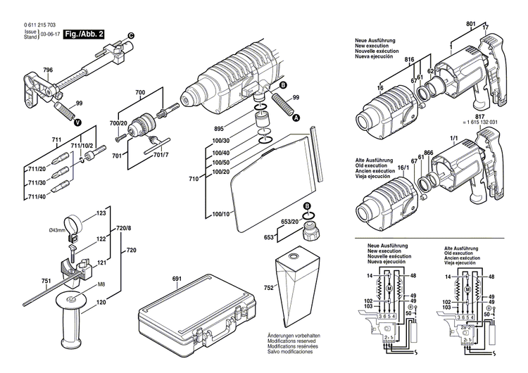 New Genuine Bosch 1617000338 Striker