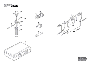 New Genuine Bosch 1617000345 Impact Mechanism Housing