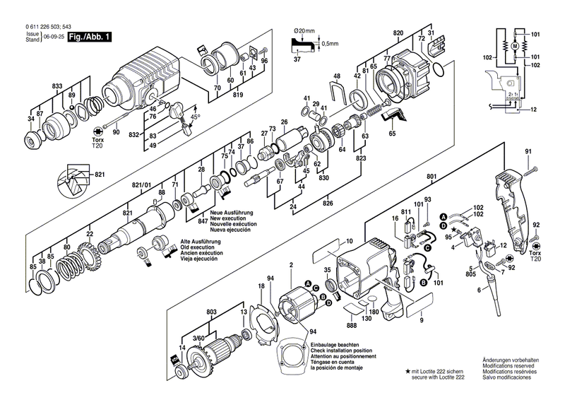 New Genuine Bosch 1617000348 Guide Ring