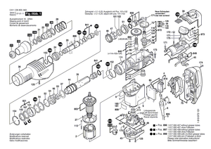 New Genuine Bosch 1617000409 Wear and Tear Part Set