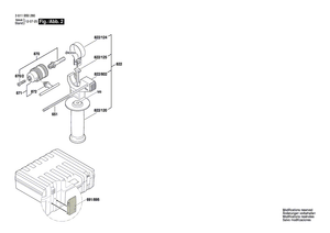 New Genuine Bosch 1617000536 Motor Housing