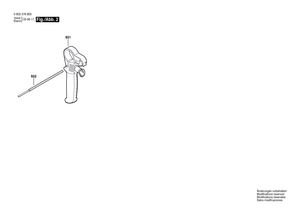 New Genuine Bosch 1617000576 Clamp Handle