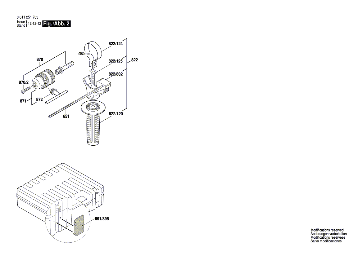 New Genuine Bosch 1617000599 Gear Housing
