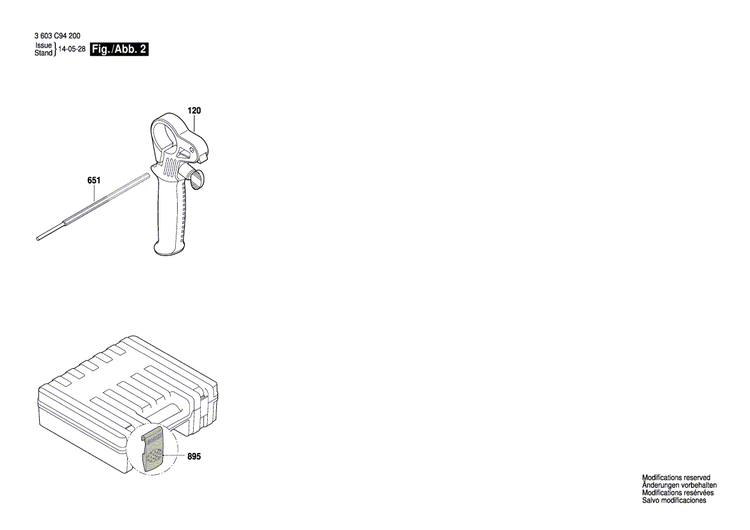 New Genuine Bosch 1617000603 Gear Housing