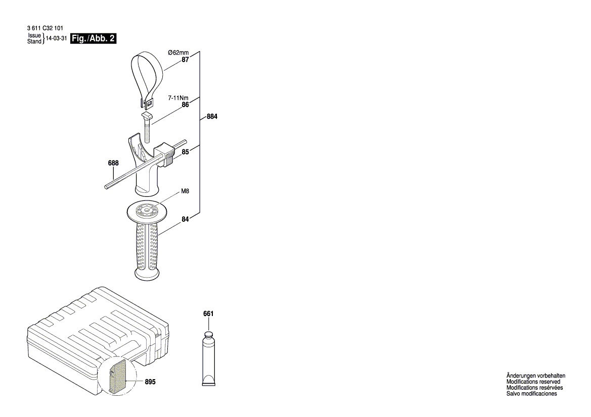 New Genuine Bosch 1617000659 Armature With Fan