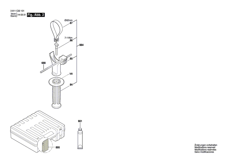New Genuine Bosch 1617000659 Armature With Fan