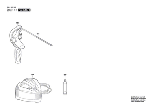 New Genuine Bosch 1617000670 Clamp Handle