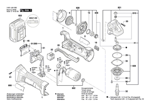 New Genuine Bosch 16170006B3 Bearing Flange