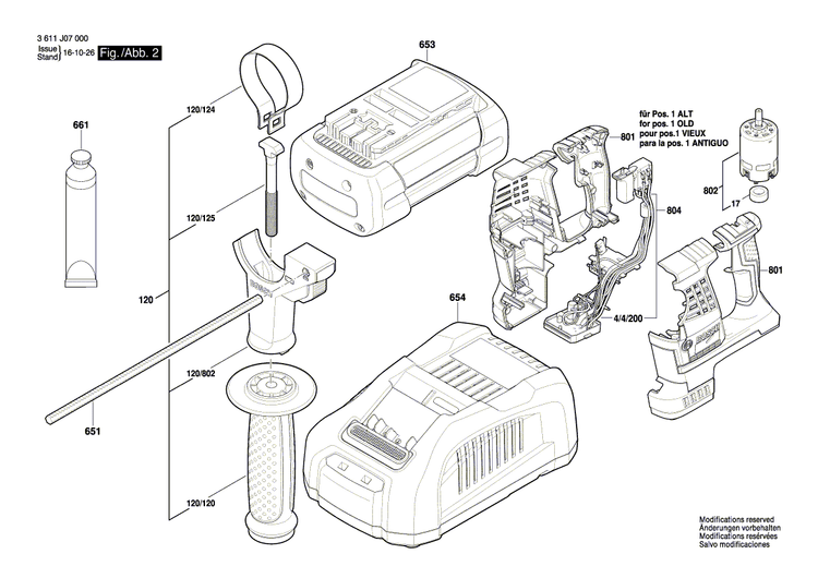 New Genuine Bosch 16170006BU Tool Holding Fixture