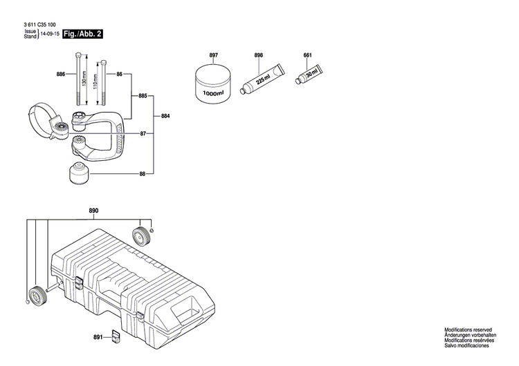 New Genuine Bosch 1617000709 Guide Tube