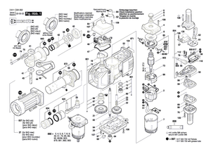 New Genuine Bosch 1617000732 Wear and Tear Part Set