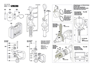 New Genuine Bosch 1617000846 Impact Mechanism Housing