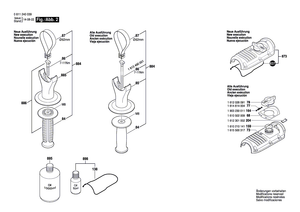 New Genuine Bosch 1617000847 Impact Mechanism Housing