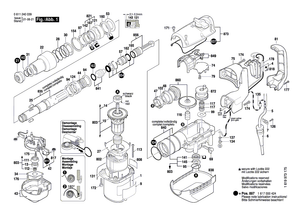 New Genuine Bosch 1617000847 Impact Mechanism Housing