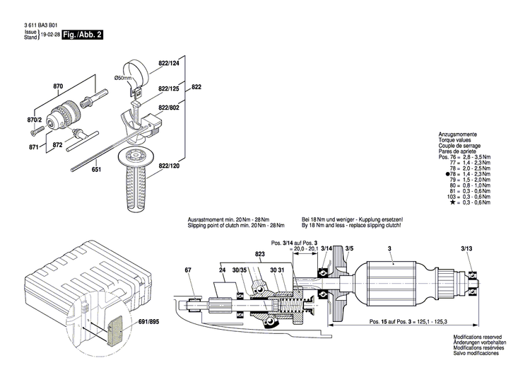 New Genuine Bosch 1617000886 Motor Housing