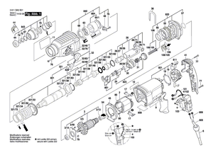 New Genuine Bosch 1617000886 Motor Housing