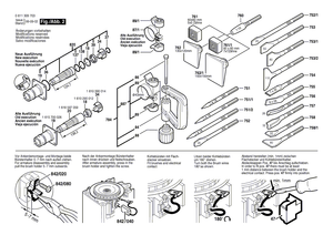 New Genuine Bosch 1617000948 Assembly Of Service Parts