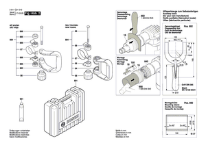 New Genuine Bosch 1617000A08 Impact Mechanism Housing