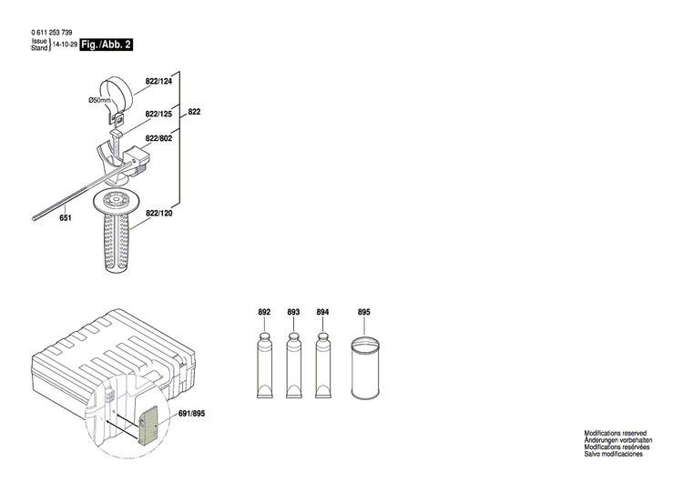 New Genuine Bosch 1617000V33 Motor Housing