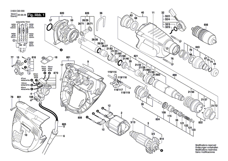 New Genuine Bosch 1617000V98 Intermediate Flange