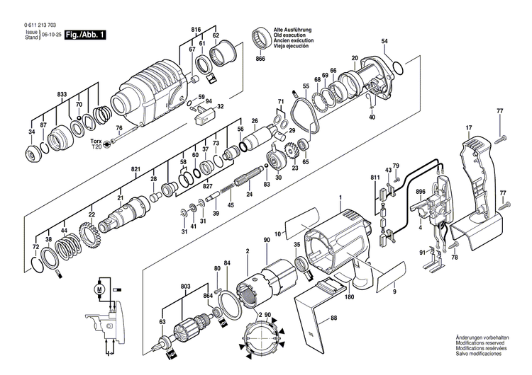 New Genuine Bosch 1617014119 Carbon-Brush Set