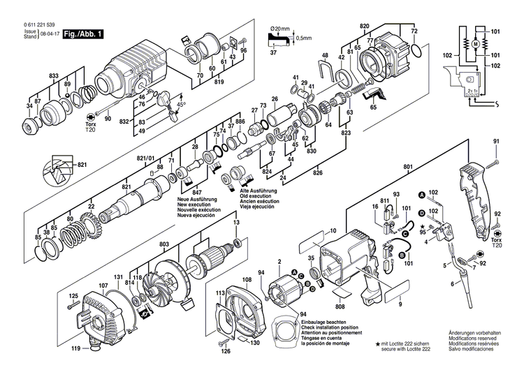 New Genuine Bosch 1617200052 Switch