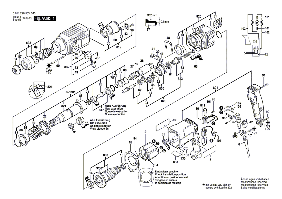 New Genuine Bosch 1617200088 Switch