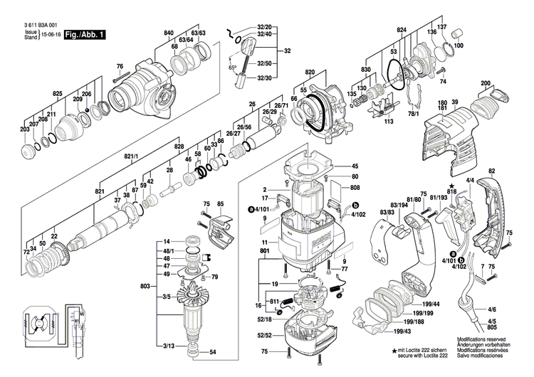 New Genuine Bosch 1617200129 Switch