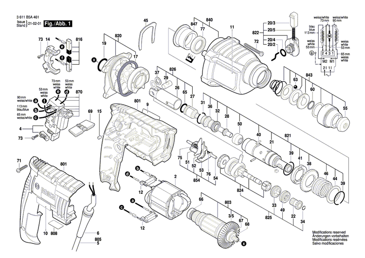 New Genuine Bosch 1617200543 Switch