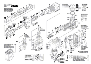 New Genuine Bosch 1617220073 Un. Flange-Mtd. Motor