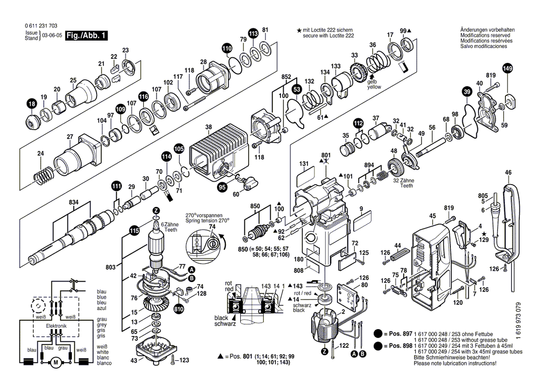New Genuine Bosch 1617328017 Suppression Filter