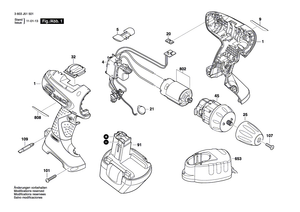 New Genuine Bosch 1617S00N7F Slide-In Accu Package