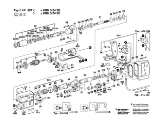 New Genuine Bosch 1618597047 Drilling Spindle