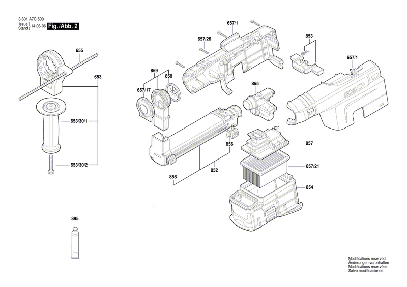 New Genuine Bosch 1618B00800 Slide Switch
