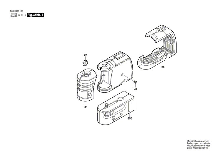 New Genuine Bosch 1618C00465 Assembly