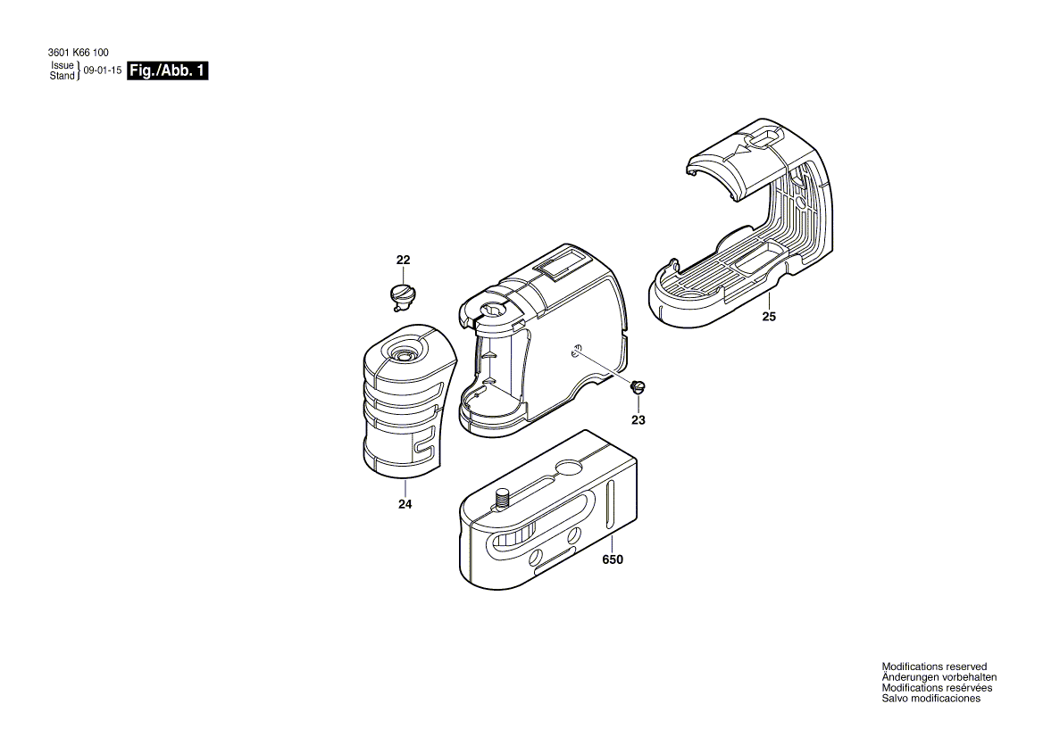 New Genuine Bosch 1618C00492 Battery Cover
